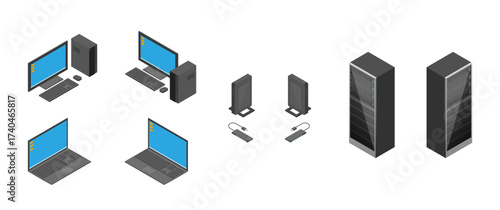 Computer items, Server ,Network, USB, PC