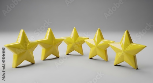 Five Golden Stars - A Symbol of Excellence and Achievement.