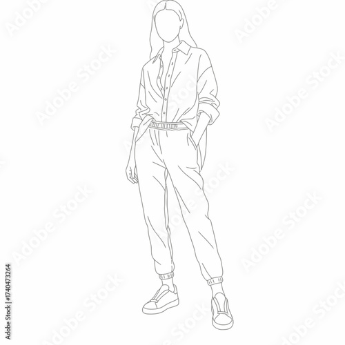 Casual Fashion Pose