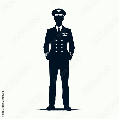 standing pilot vector