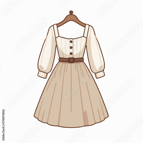 women's dress vector