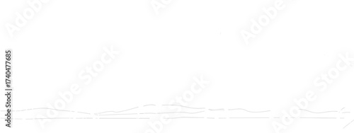 Black and white line drawing of six electricity pylons with high voltage power lines, transmission towers, energy grid infrastructure illustration