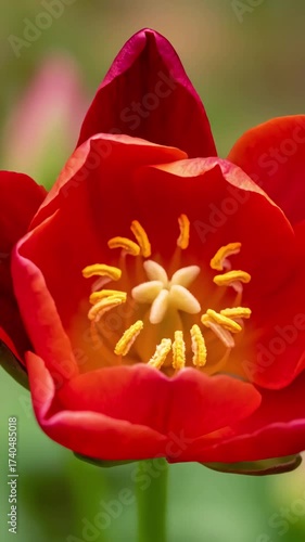 Delicate Lily Unfolding