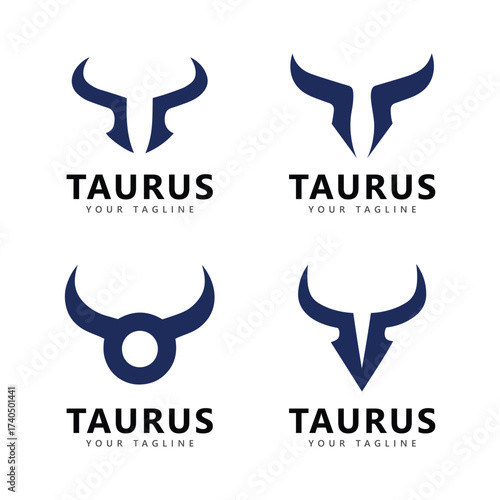 Taurus logo icon template design