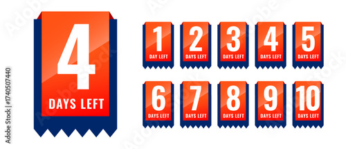 limited days left sign template for online or retail sale