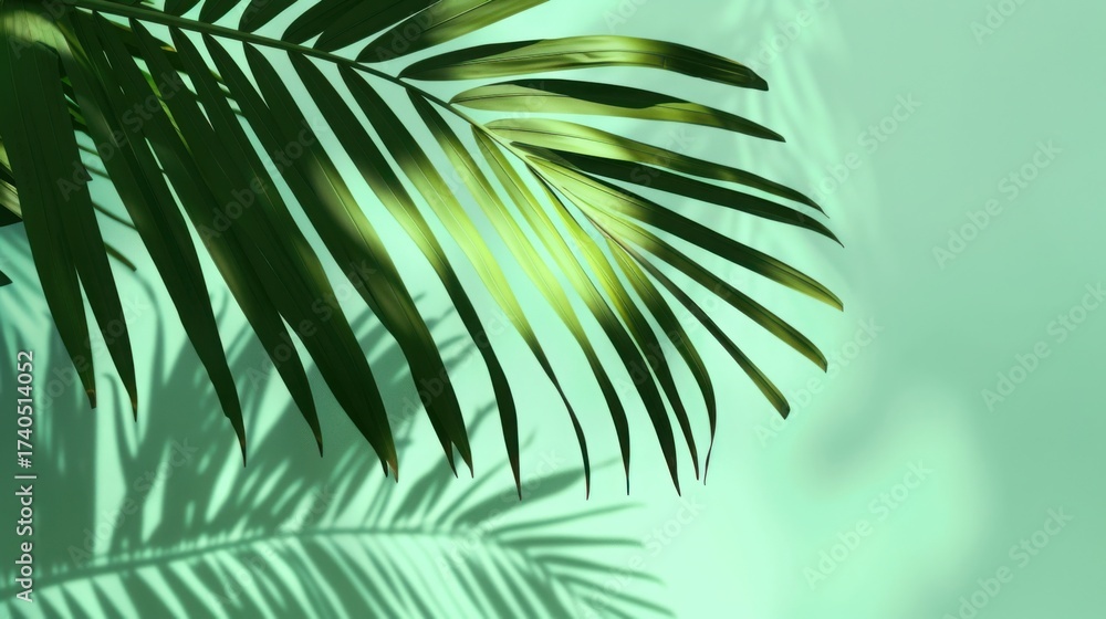 Fototapeta premium palm tree leaf