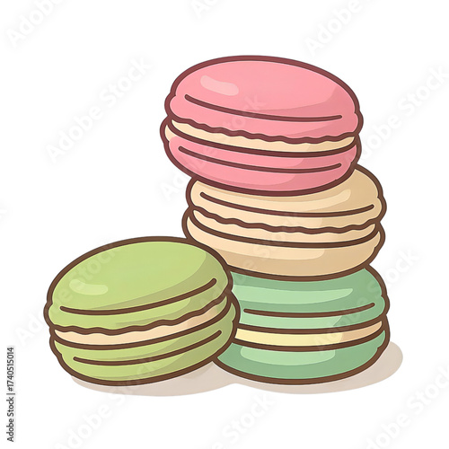 マカロンイラスト｜Macaron Illustration