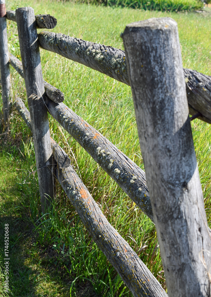 Fototapeta premium old wooden fence