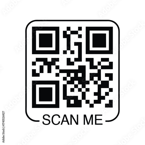 Qr Code Scan Me icon transparent, QR code image 