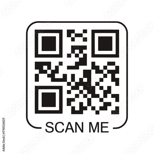 Qr Code Scan Me icon transparent, QR code image 
