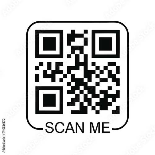 Qr Code Scan Me icon transparent, QR code image 