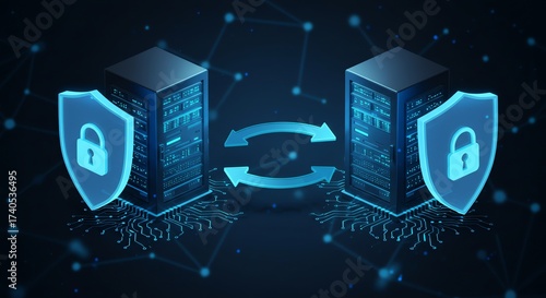 Secure Server Data Transfer with Cyber Security Protection