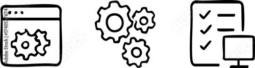 Web development and project management process.