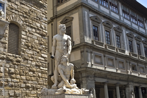 sculpture of Hercules and Cacus in Florence