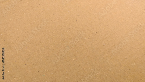 Abstract brown recycled paper background. Old Kraft paper texture box craft stripes pattern. top view.
