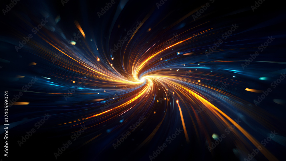 Obraz premium Galaxy Black Hole and Space