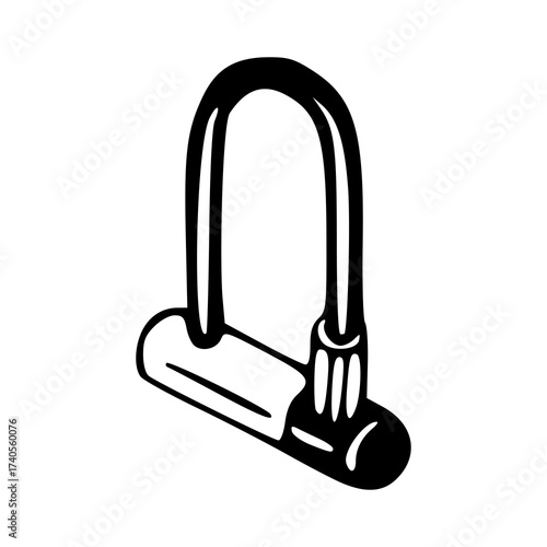heavy duty D-lock safety device