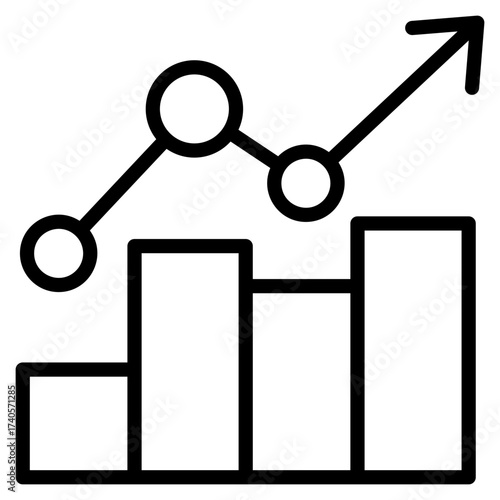 Performance  Icon Line Style Vector Illustration 