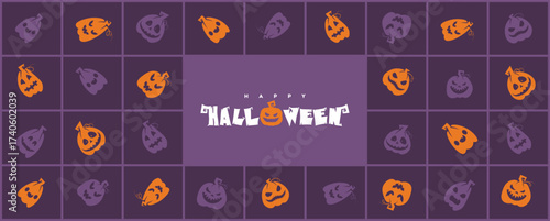 Halloween Background Vector for Banner, Card, Poster, Template and Frame
