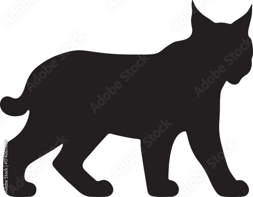 most popular animal Wild Animal Silhouette Icon Set Wildlife Collection Isolated on White Background