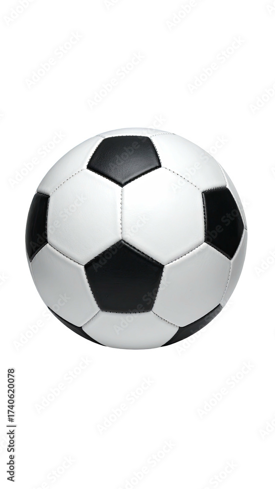 Obraz premium Soccer ball, black and white panels (1)