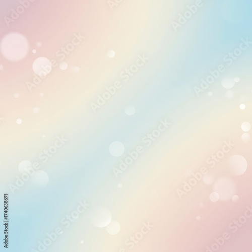 Pastel Dreams A Soft, Blurry Background with Gentle Bokeh