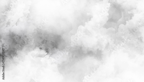 White Grey Cloudy Smoky Abstract Texture Background