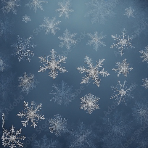 Snow Flake 3D Holograph Gradient Color 