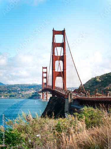 Golden Gate Bridge seen from North East