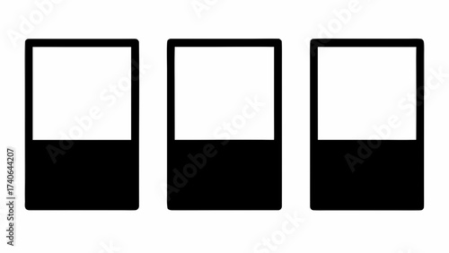 blank photo frames