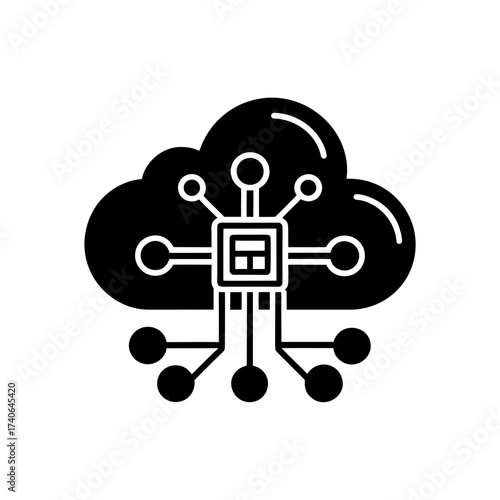 cloud based edge computing insights icon