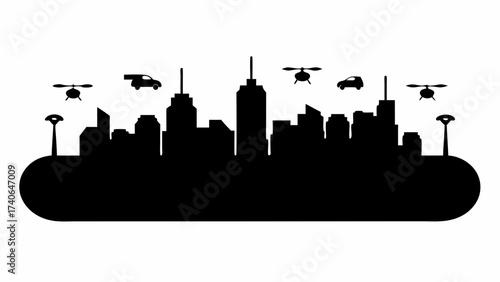 city skyline silhouette