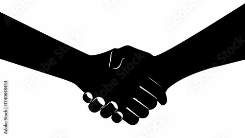 handshake vector illustration