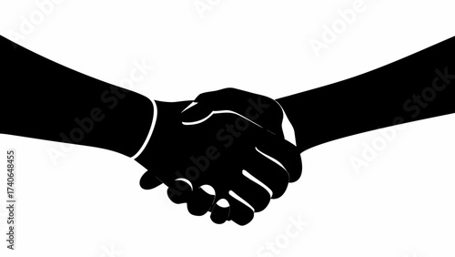 handshake vector illustration
