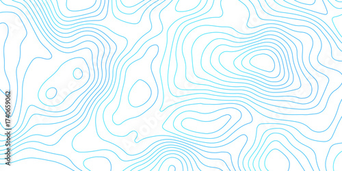 Topographic map background with geographic grid for hiking and mountain sport. luxury topographic wavy pattern and geographic grid map design. paper texture Imitation of a geographical map shade.