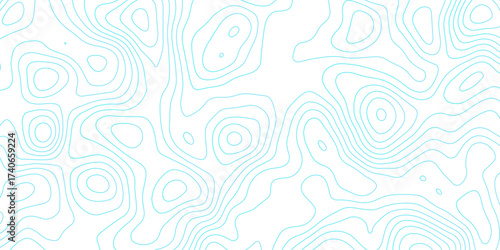 Topographic map background with geographic grid for hiking and mountain sport. luxury topographic wavy pattern and geographic grid map design. paper texture Imitation of a geographical map shade.