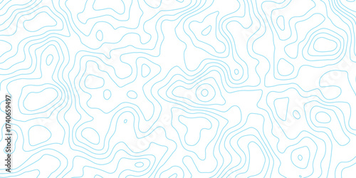 Topographic map background with geographic grid for hiking and mountain sport. luxury topographic wavy pattern and geographic grid map design. paper texture Imitation of a geographical map shade.