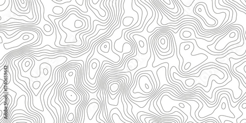 Topographic map background with geographic grid for hiking and mountain sport. luxury topographic wavy pattern and geographic grid map design. paper texture Imitation of a geographical map shade.