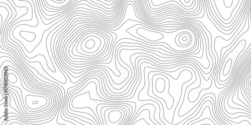 Topographic map background with geographic grid for hiking and mountain sport. luxury topographic wavy pattern and geographic grid map design. paper texture Imitation of a geographical map shade.