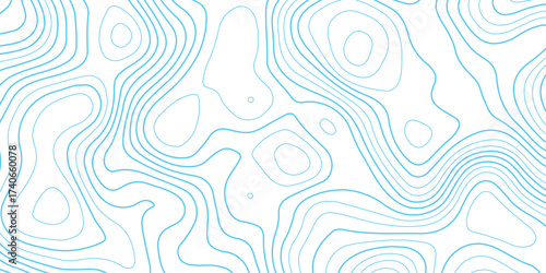 Topographic map background with geographic grid for hiking and mountain sport. luxury topographic wavy pattern and geographic grid map design. paper texture Imitation of a geographical map shade.