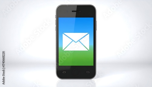 Smartphone displaying email icon (2)