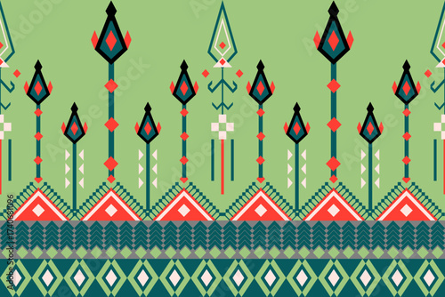 Seamless geometric pattern with modern abstract shapes in minimalist style. Perfect for fabric design, packaging, wallpaper, wrapping paper, branding, and digital backgrounds. 