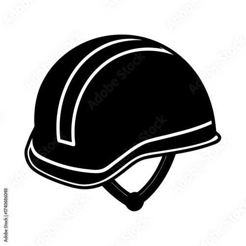 Safety Helmet Icon | Construction Worker Protection Gear