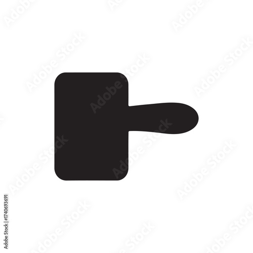 doorknob icon on white back ground