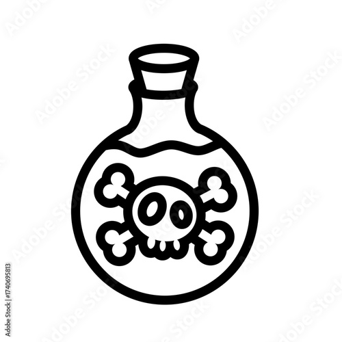 bottle of poison icon