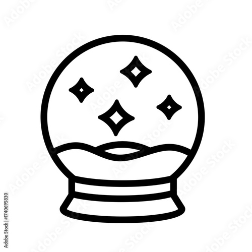 forecast ball icon