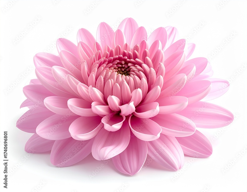 Obraz premium Beautiful Pink Chrysanthemum Flower