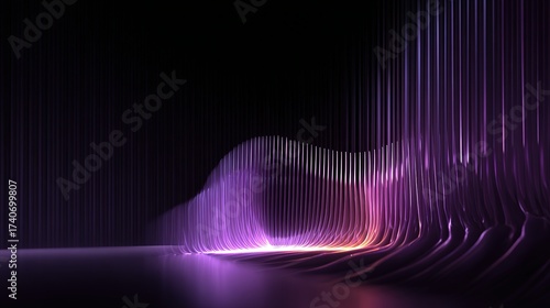 The Violet and Amber Gradient