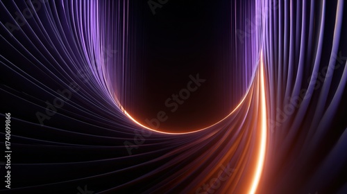 The Violet and Amber Gradient
