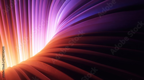 The Violet and Amber Gradient